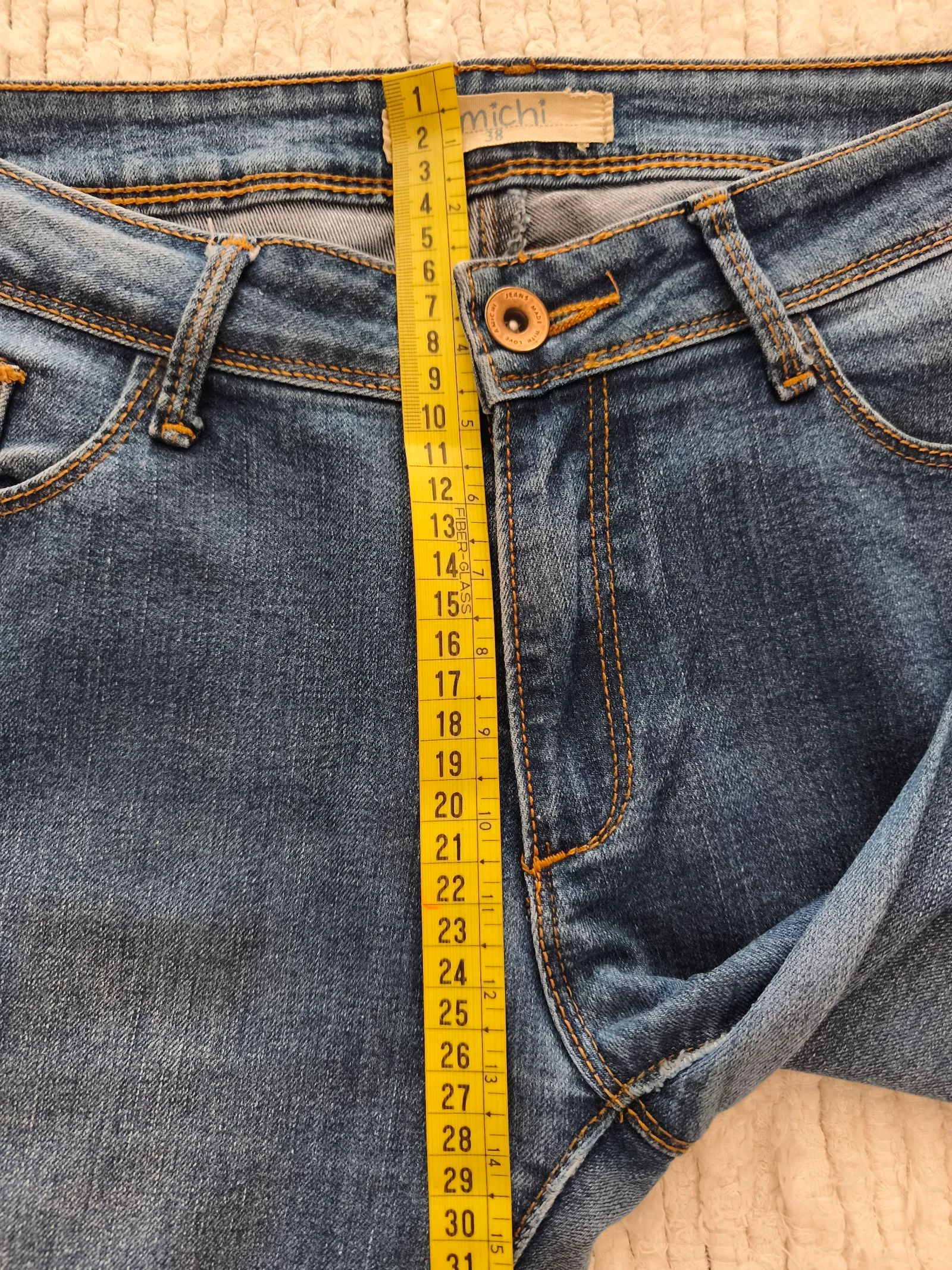 Calça jeans Amichi reta tamanho 38 – photo 9